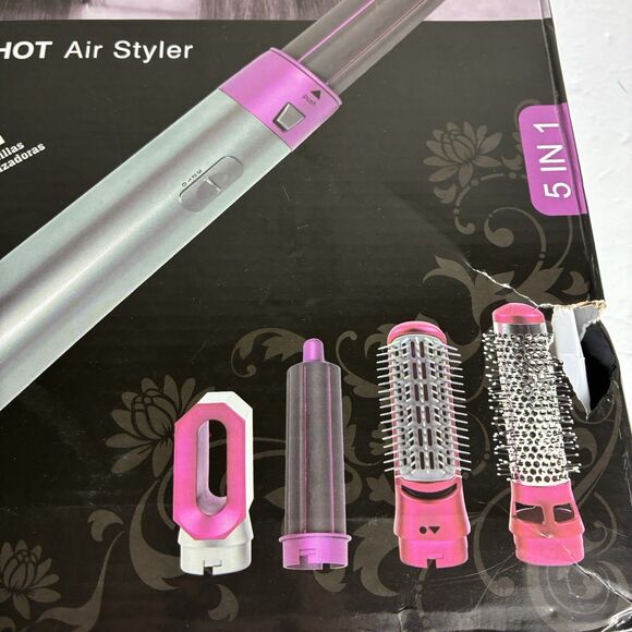 5-in-1 Premium Hair Protection w/Anti-static Effect Hot Air Styler -5+1 - Picture 3 of 5
